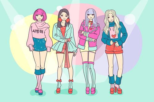 Grupo de garotas de Kpop