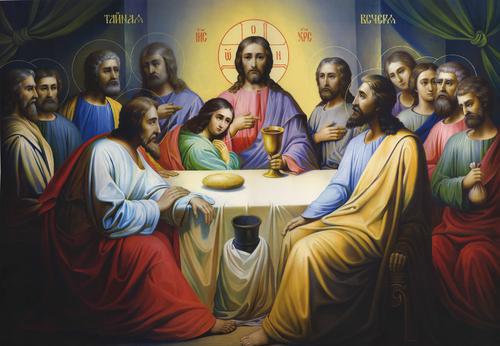 Last Supper - Orthodox icon