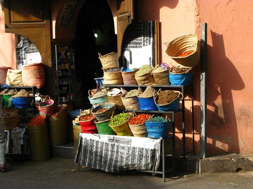 Local market in Marrakech, Morocco