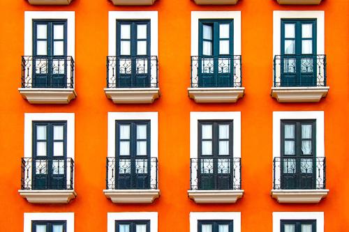 Orange windows