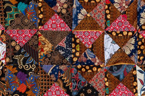 Patchwork quilt in Bali