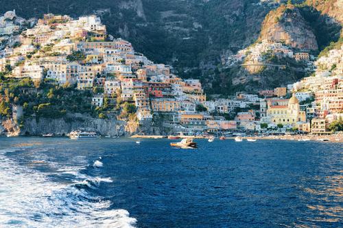 Positano town on Amalfi coast