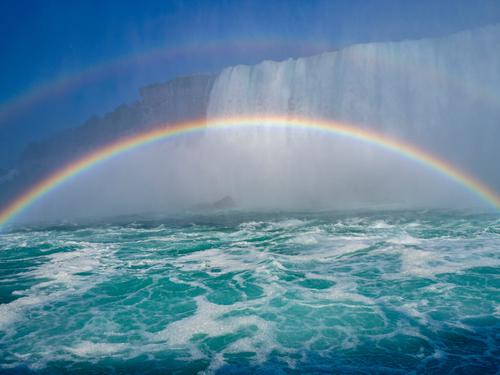 Rainbow at the Niagara falls