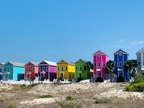 Rainbow houses, Florida
