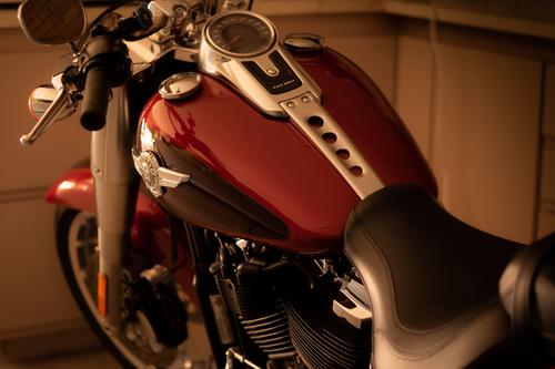 Red Fat Boy Harley-Davidson