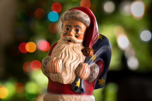Retro figurine of Santa