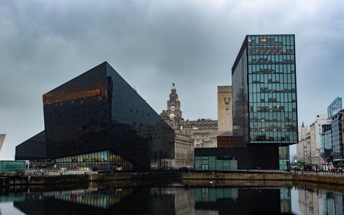 Royal Liver Building from Canning Dock