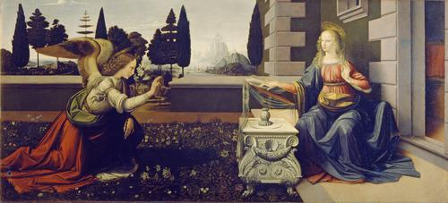 The Annunciation, Leonardo Da Vinci