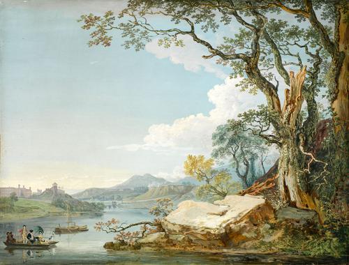 "The River Severn at Shrewsbury" by Paul Sandby