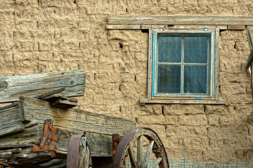 Window in a farmhouse