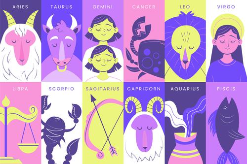 Ilustración del zodiaco